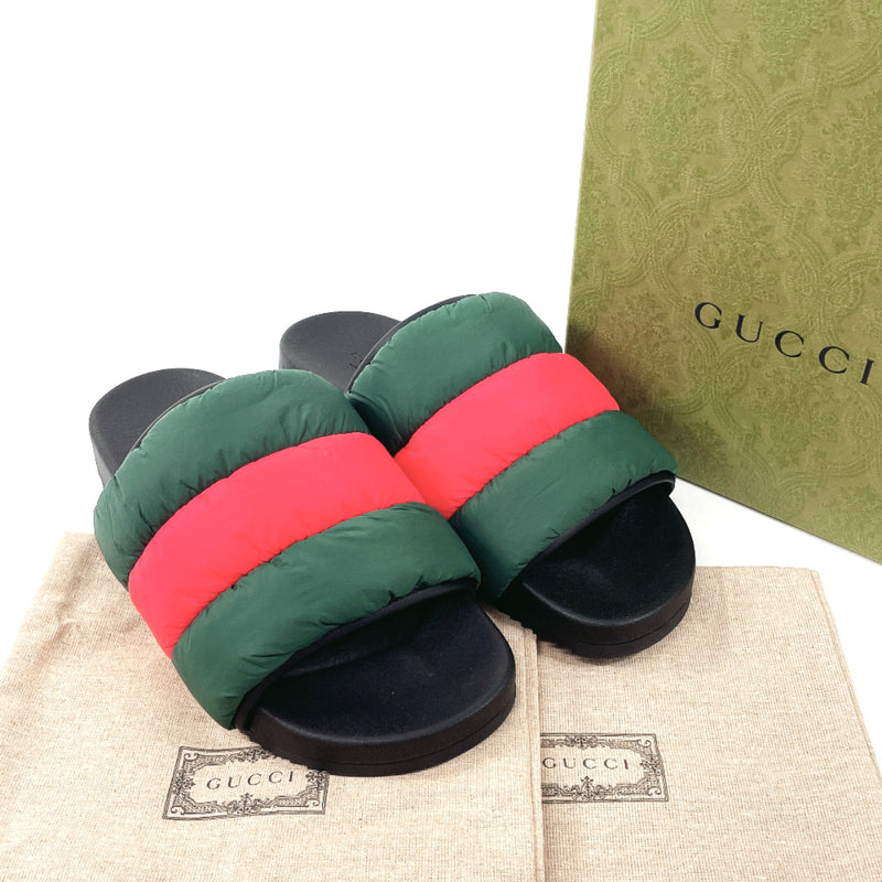 GUCCI Sandals 700320 Shower sandals Sherry line Nylon Black Black Women New