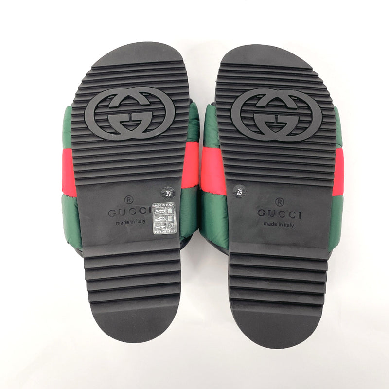 GUCCI Sandals 700320 Shower sandals Sherry line Nylon Black Black Women New