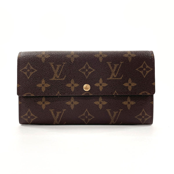 LOUIS VUITTON purse M61725 Pochette Porto Monnet Credit Monogram canvas Brown Women Used