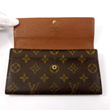 LOUIS VUITTON purse M61725 Pochette Porto Monnet Credit Monogram canvas Brown Women Used