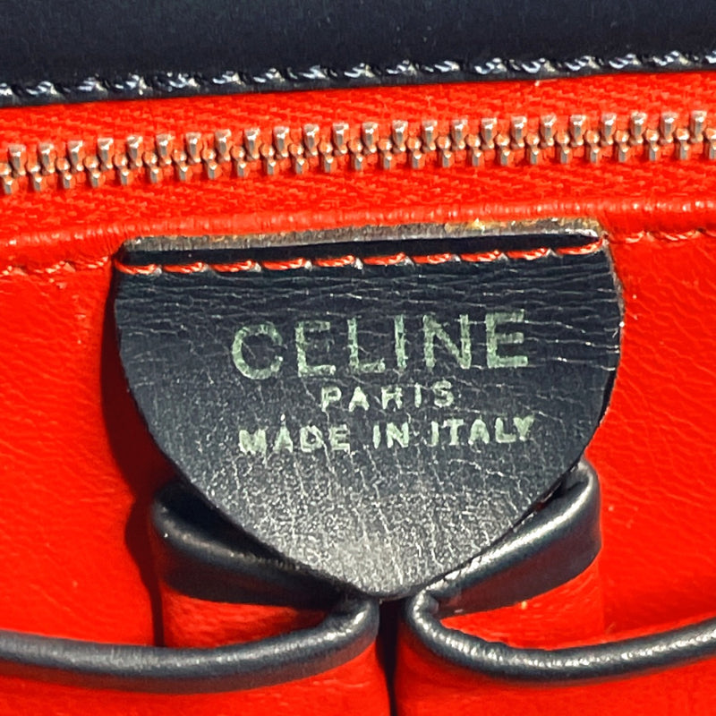 CELINE Shoulder Bag ChainShoulder leather Red Red Women Second hand