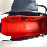 CELINE Shoulder Bag ChainShoulder leather Red Red Women Used