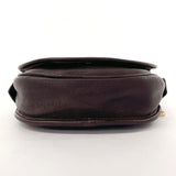 LOEWE Shoulder Bag Heritage leather Dark brown Women Used