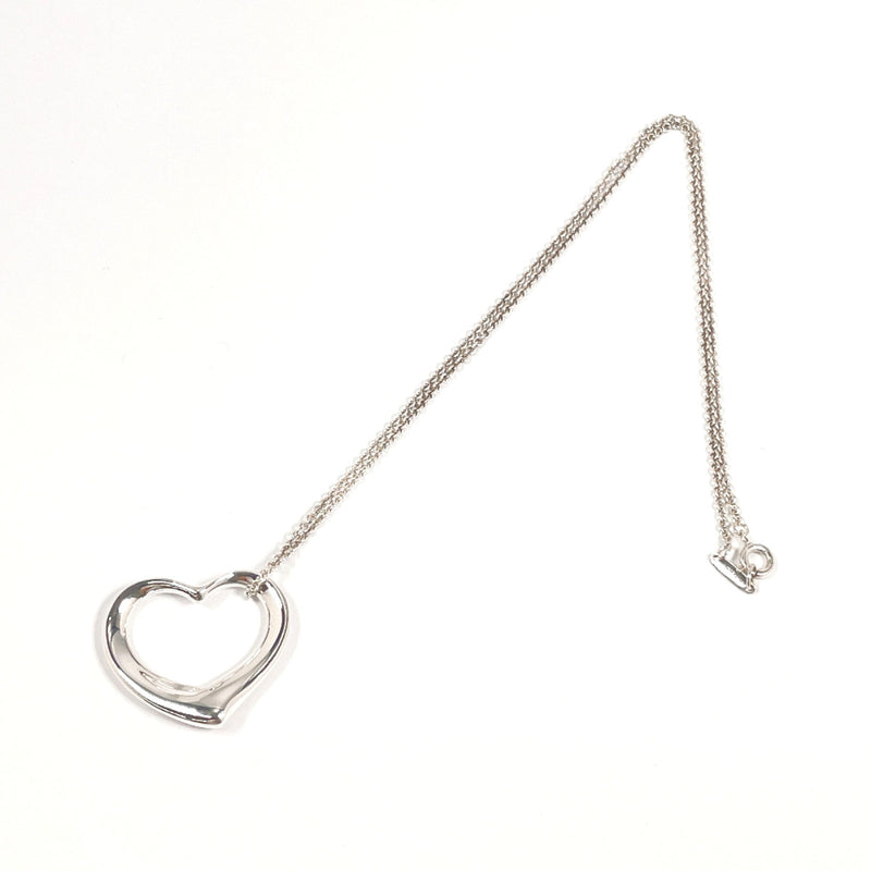 TIFFANY&Co. Necklace Open heart Elsa Peretti Sterling Silver Silver Women Used