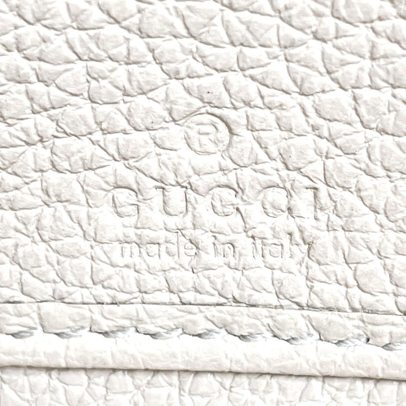 GUCCI purse 658691 Zip Around logo leather beige unisex Used