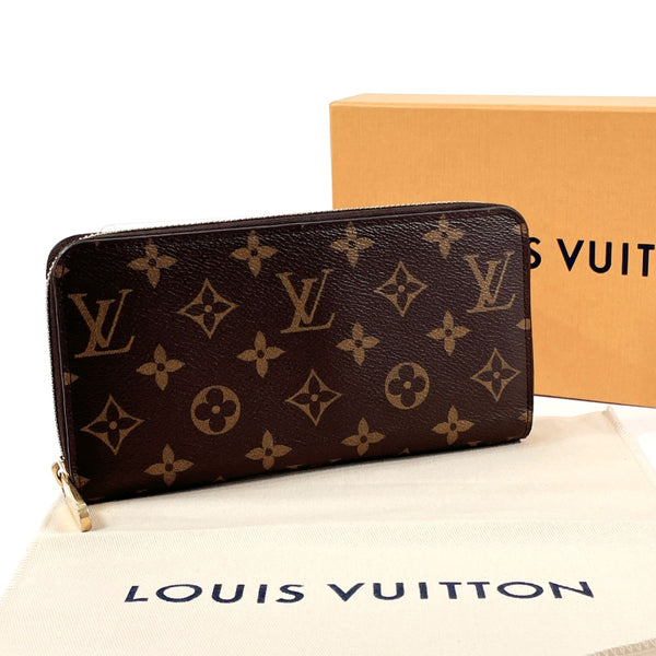 LOUIS VUITTON purse M41896 Zippy wallet Monogram canvas Brown Brown Women Second hand