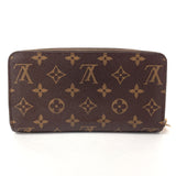 LOUIS VUITTON purse M60017 Zippy wallet Monogram canvas Brown unisex Used