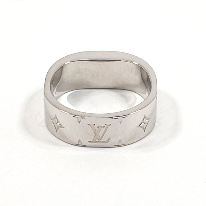 LOUIS VUITTON Ring M00216 Nanogram metal #10.5(JP Size) Silver Silver Women Used