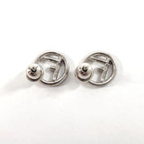 FENDI earring 8AG738 F is Fendi earring metal/Rhinestone Silver Women New