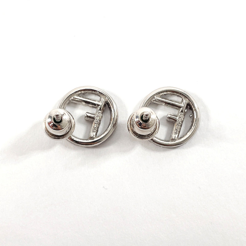 FENDI earring 8AG738 F is Fendi earring metal/Rhinestone Silver Women New