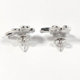 CHANEL earring Clover Silver925 Silver Women Used