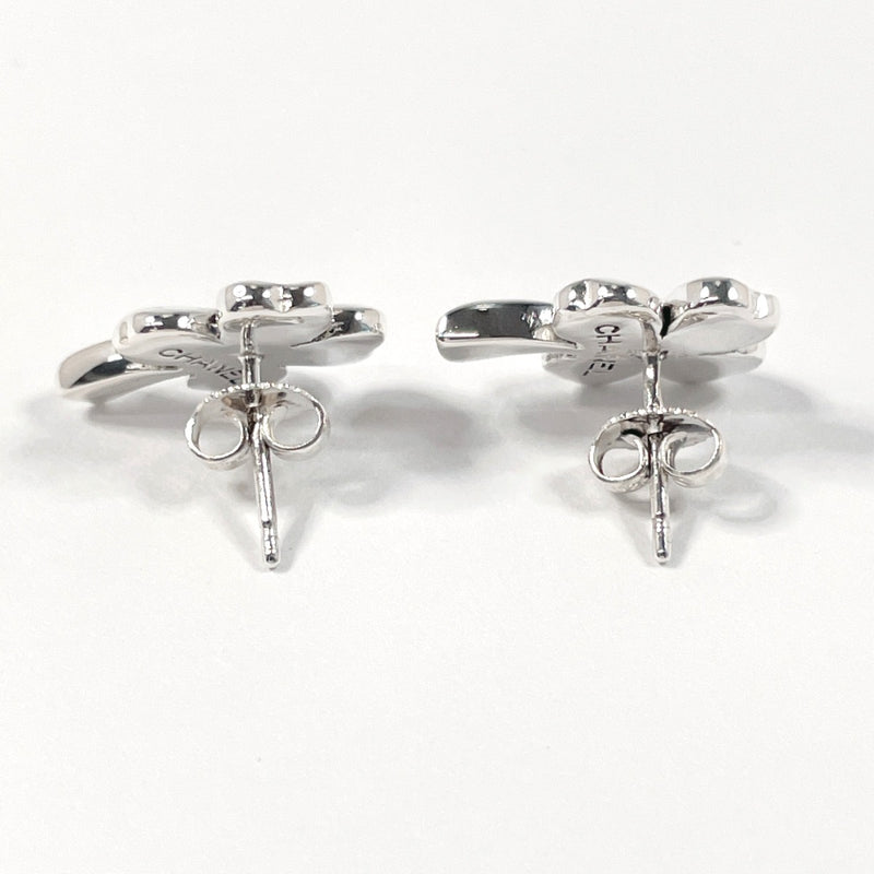 CHANEL earring Clover Silver925 Silver Women Second hand