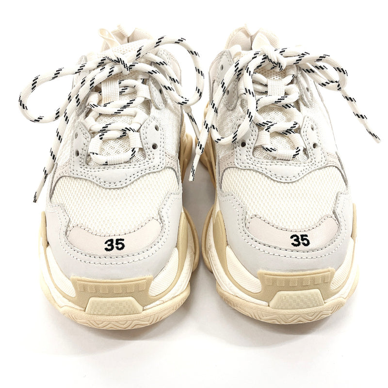 BALENCIAGA sneakers 524036 Triple S Nylon white Women Used