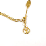 LOUIS VUITTON Necklace M61080 LV&ME Initial Y metal gold unisex Used