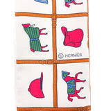 HERMES Twilly 061356S Couvertures et Tenues de Jour Horse blanket 2022 AW silk multicolor multicolor Women Used