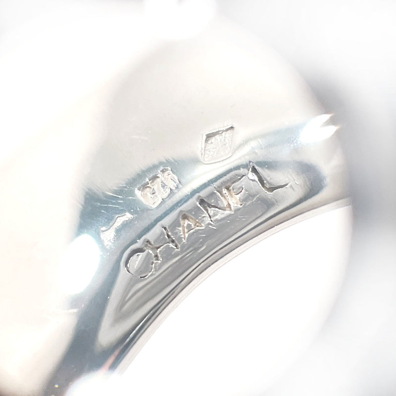 CHANEL Ring logo Silver925 #15(JP Size) Silver Women Used