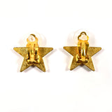 CHANEL Earring COCO Mark Star Gold Plated gold gold 01 P Women Used