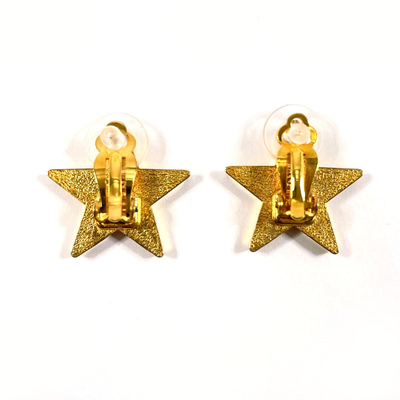 CHANEL Earring COCO Mark Star Gold Plated gold gold 01 P Women Second hand