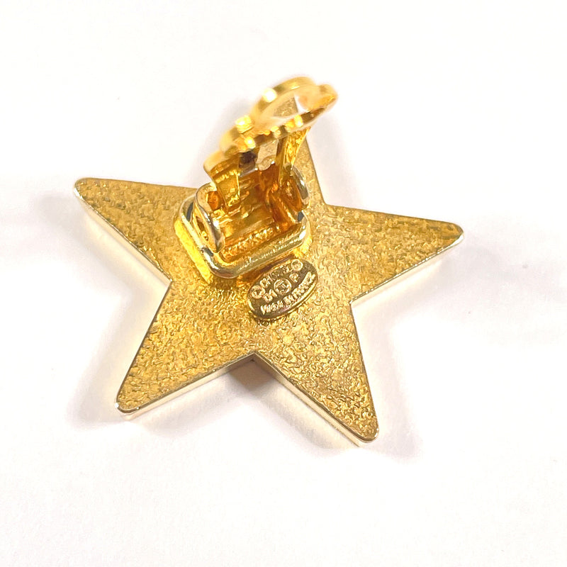 CHANEL Earring COCO Mark Star Gold Plated gold gold 01 P Women Second hand