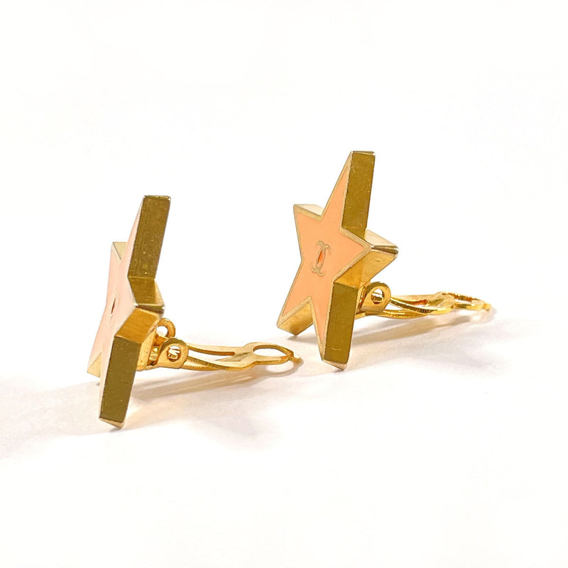 CHANEL Earring COCO Mark Star Gold Plated gold gold 01 P Women Used