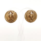 CHANEL Earring COCO Mark metal gold 95 C Women Used