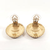 CHANEL Earring COCO Mark metal gold 95 C Women Used