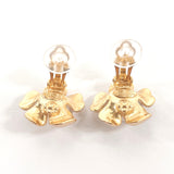 CHANEL Earring flour metal gold 00 T Women Used