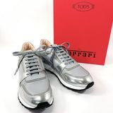 TOD’S sneakers XRW0YO0V370DRQ 0ZM3 Ferrari collaboration leather gray gray Women New