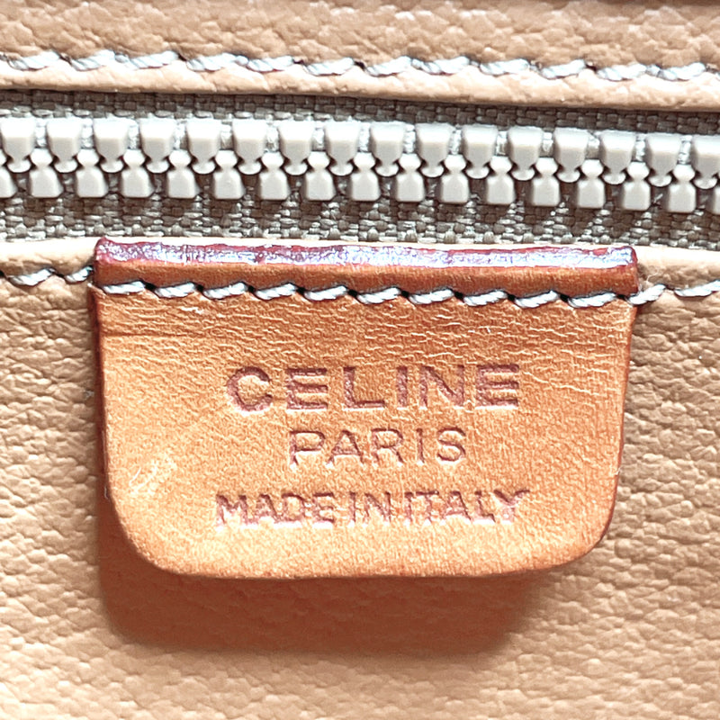 CELINE Shoulder Bag Macadam Old Celine PVC Brown Women Used