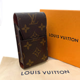 LOUIS VUITTON Other accessories M63024 Cigarette case Etui cigarette Monogram canvas Brown unisex Used