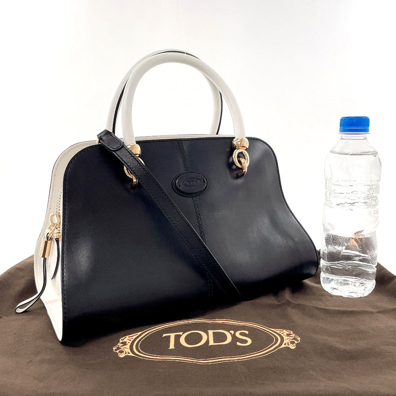 TOD’S Handbag Sera 2WAY leather Black Black Women Used