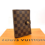 LOUIS VUITTON Notebook cover R20700 Agenda PM Damier Brown unisex Second hand