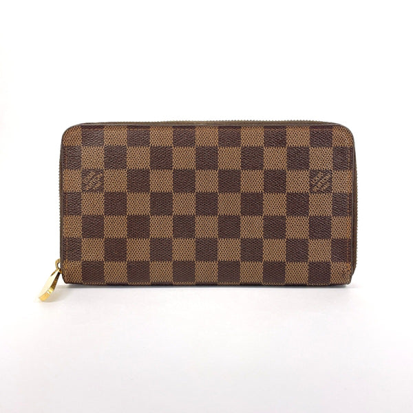 LOUIS VUITTON purse N60003 Zippy Organizer Damier Brown unisex Used