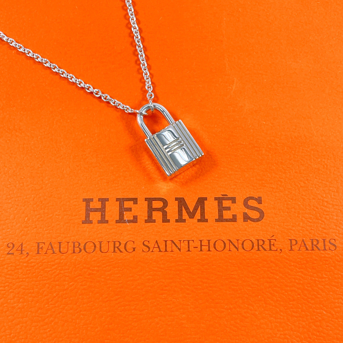 HERMES Necklace Cadena Silver925 Silver unisex Second hand – JP