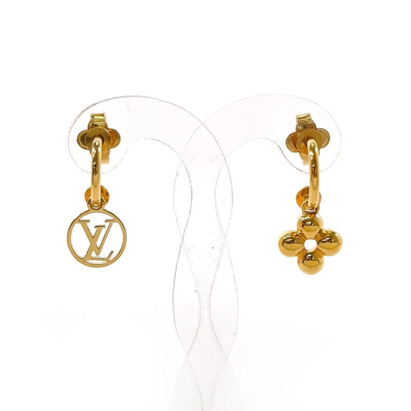 LOUIS VUITTON earring M64859 earring blooming Book de Reille Gold Plated gold IT Women Used