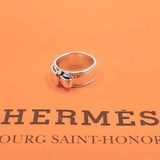 HERMES Ring Artemis Ring Silver925 #10(JP Size) Silver Women Used