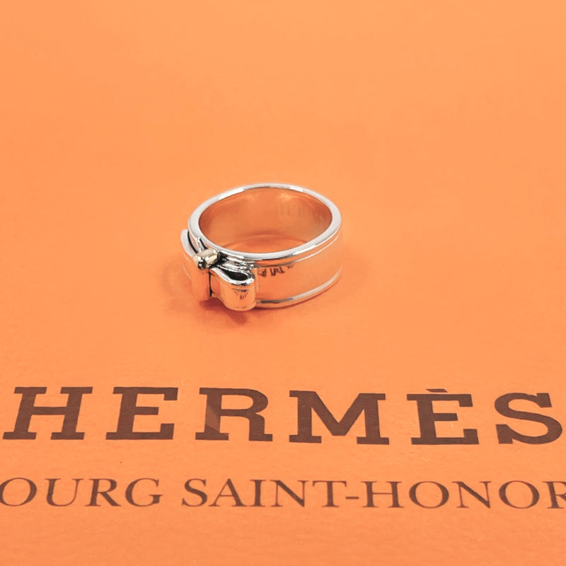 HERMES Ring Artemis Ring Silver925 #10(JP Size) Silver Women Used