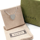 GUCCI Necklace 223512 J8400 8106 Trademark Heart Silver925 Silver Women Used