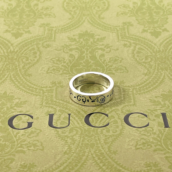 GUCCI Ring ghost Silver925 #14(JP Size) Silver unisex Used