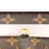 LOUIS VUITTON purse M60416 Portefeuille Ansolit Trunk & lock Monogram canvas Brown Women Used