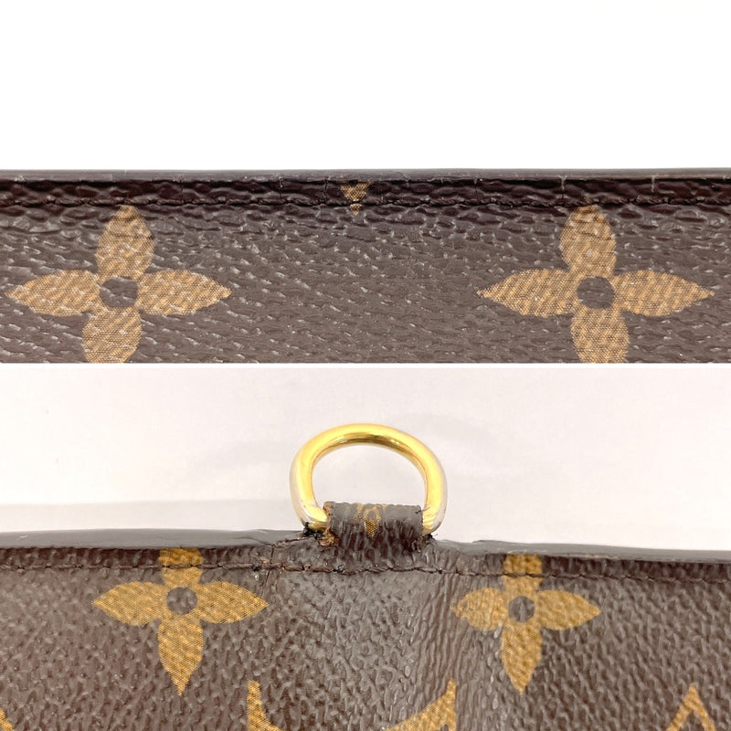 LOUIS VUITTON purse M60416 Portefeuille Ansolit Trunk & lock Monogram canvas Brown Women Used