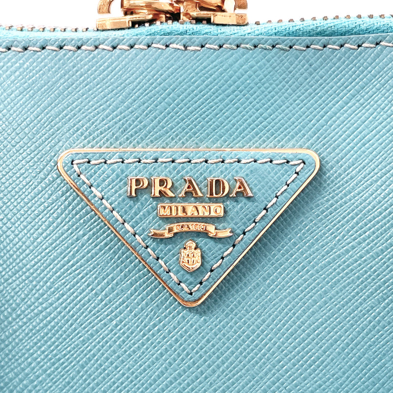 PRADA Handbag BL0837 2WAY Safiano leather blue blue Women Used