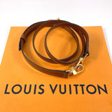 LOUIS VUITTON Shoulder strap For Monceau leather Brown unisex Used