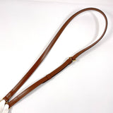 LOUIS VUITTON Shoulder strap For Monceau leather Brown unisex Used