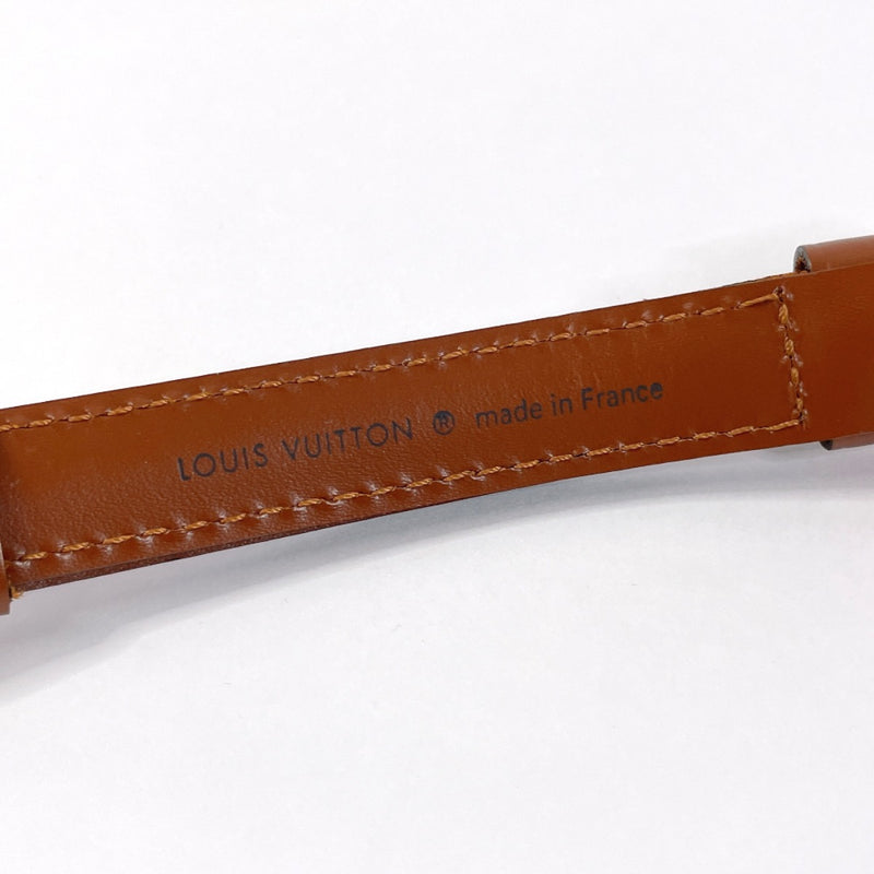 LOUIS VUITTON Shoulder strap For Monceau leather Brown unisex Used