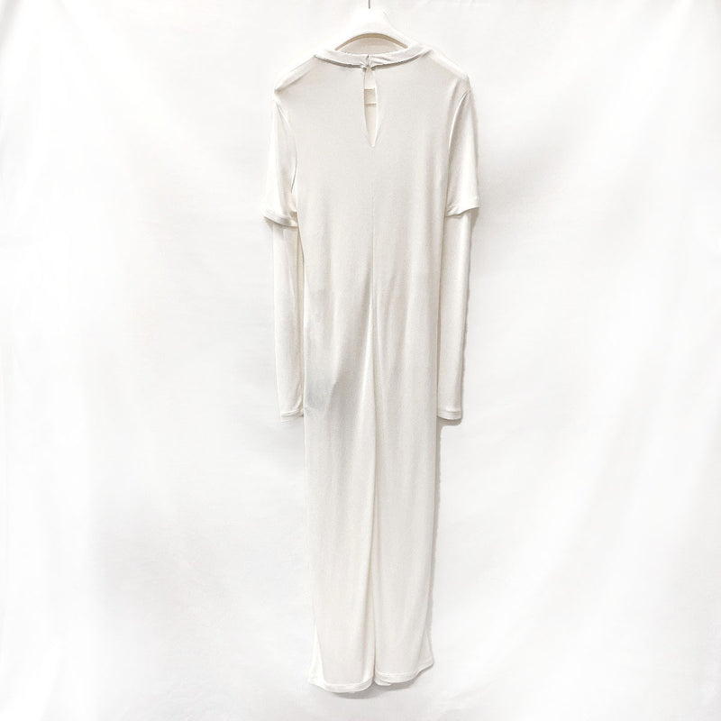 LOEWE one piece Dress One Piece Rayon white Women Used