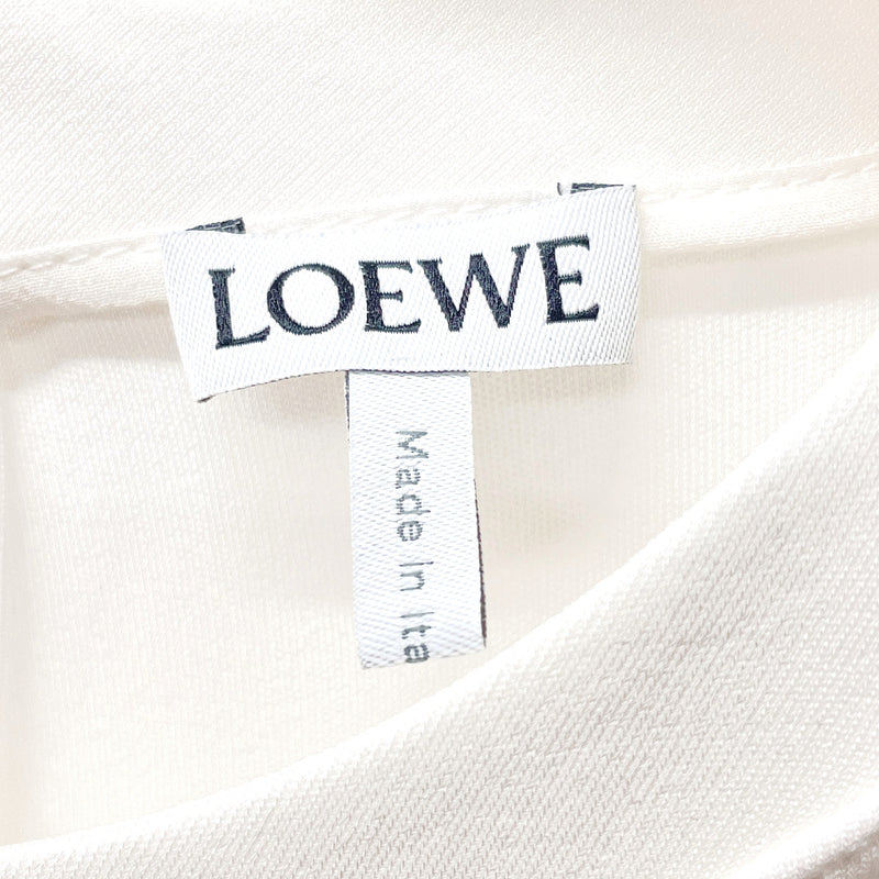 LOEWE one piece Dress One Piece Rayon white Women Used