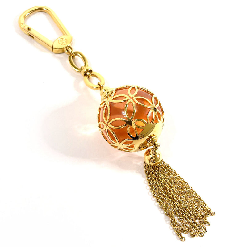 LOUIS VUITTON key ring M66779 Portocre ice ball Bag charm Gold Plated/Resin gold gold unisex Used