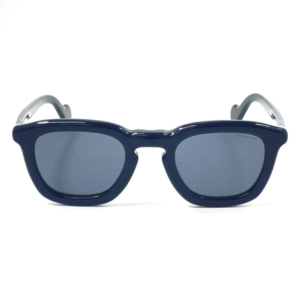 MONCLER sunglasses ML 0006 92A Side logo sunglasses Synthetic resin Navy Navy unisex Second hand