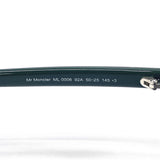 MONCLER sunglasses ML 0006 92A Side logo sunglasses Synthetic resin Navy Navy unisex Second hand